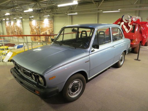 DAF Museum, Eindhoven, Niederlande, DAF Museum, Volvo 66 GL bei DAF 1980 gebaut