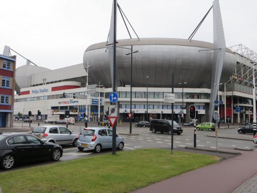 Eindhoven, Niederlande, Philips Stadion PSV Eindhoven Außenansicht