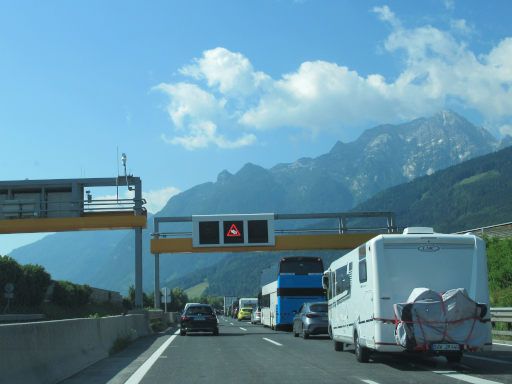 ASFINAG PKW Maut Digitale Vignette, A10 Tauernautobahn bei Salzburg Richtung Süden