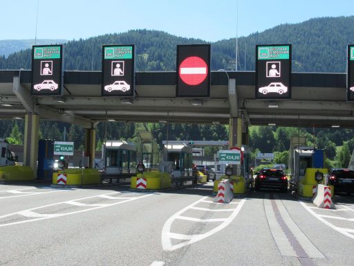ASFINAG PKW Maut Digitale Vignette, Streckenmaut Katschberg Tunnel
