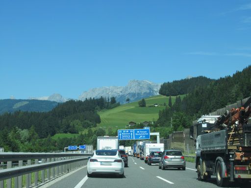 ASFINAG PKW Maut Digitale Vignette, A 10 / E 55 Richtung Norden München / Salzberg