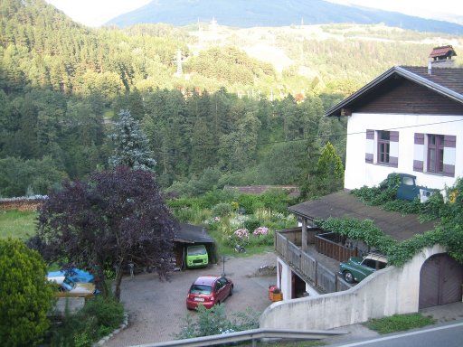 Gasthof zum Schupfen, Innsbruck, Österreich, Zimmer 4, Ausblick zur Straße