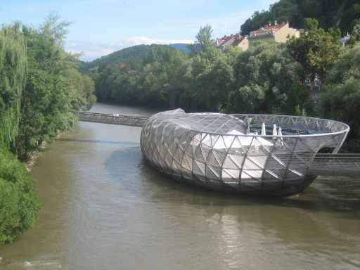 Graz Österreich, Die Mur Insel