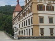 Schloss Eggenberg, Graz, Österreich, Außenansicht vom Schloss