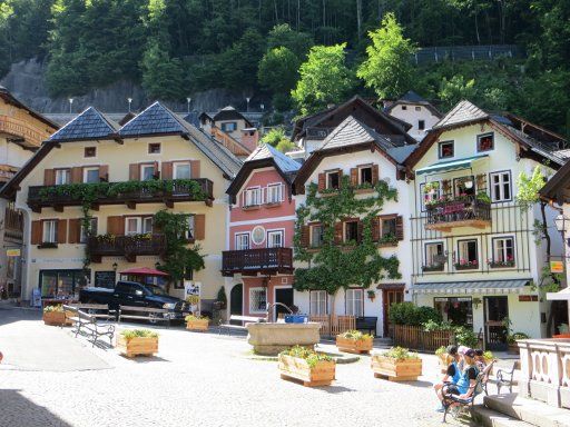 Österreich Hallstatt, Marktplatz