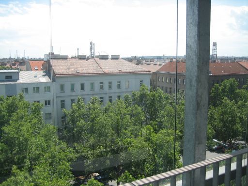 Ibis Wien Messe, Österreich, Blick aus dem Fenster, im Hintergrund Riesenrad / Prater