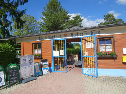 Klosterneuburg, Austria Swim Open 2019, Österreich, Eingang Strandbad Klosterneuburg im Oasenweg 247, 3400 Klosterneuburg