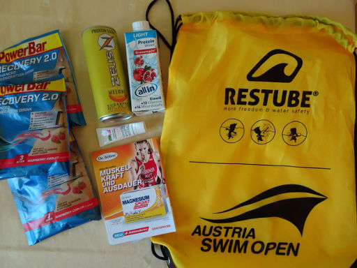 Klosterneuburg, Austria Swim Open 2019, Österreich, Starterpaket mit PowerBar® Recovery 2.0. Zeus Portein Soda, all in® Protein Water, seba Med® Handcreme Dr.Böhm® Magnesium Sport® und Gutschein POLAR® 20%