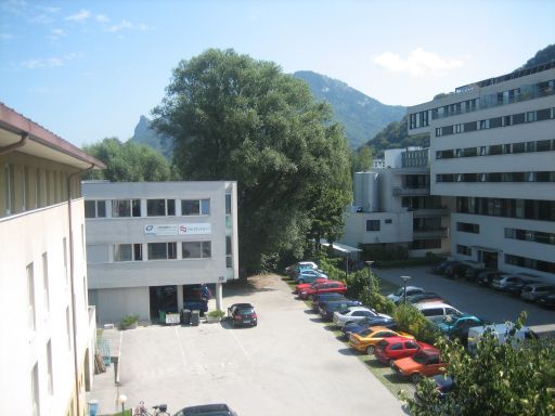 Mercure Salzburg City, Salzburg, Österreich, Blick aus dem Fenster vom Zimmer 304