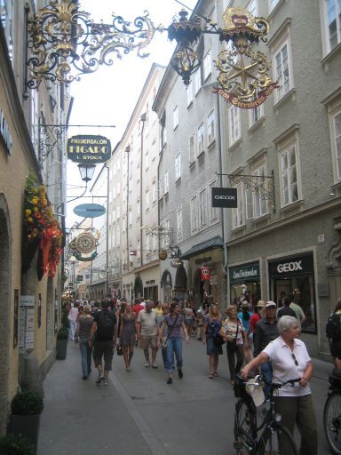 Salzburg, Österreich, Getreidegasse