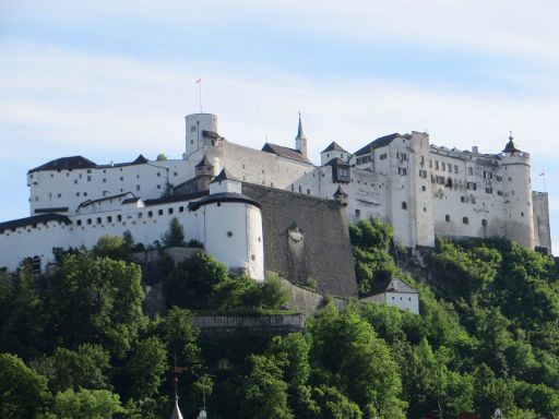 Festung Hohensalzburg, Salzburg, Österreich, Ansicht Festung Hohensalzburg