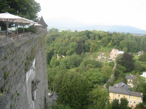 Festung Hohensalzburg, Salzburg, Österreich, Festungsmauer