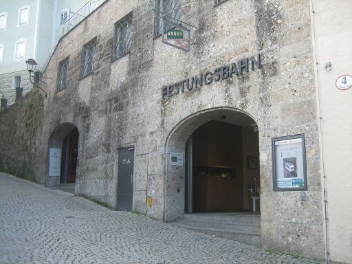 Festungsbahn, Salzburg, Österreich, Eingang Festungsgasse 4, 5020 Salzburg