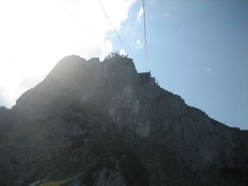 Untersbergbahn, Salzburg, Österreich, Blick auf die Bergstation