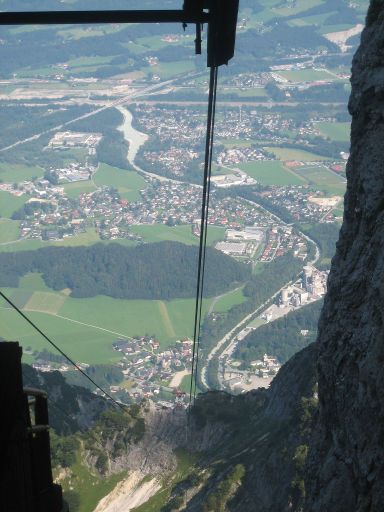 Untersbergbahn, Salzburg, Österreich, Blick ins Tal