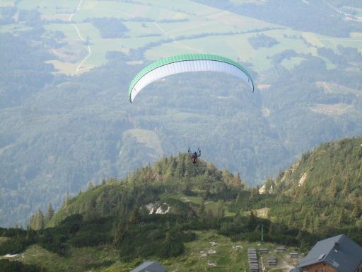 Untersbergbahn, Salzburg, Österreich, Gleitschirmsegler