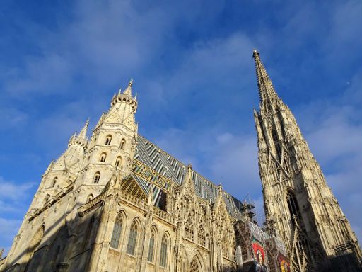 Wien, Österreich, Stephansdom ein Teil der Außenansicht