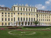 Schloss Schönbrunn, Wien, Österreich, Ansicht vom Schlosspark Großes Parterre