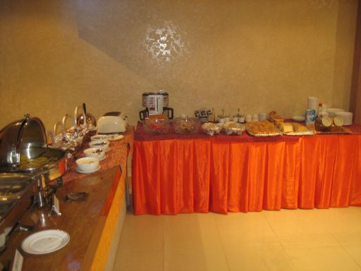 Mutrah Hotel, Muscat, Oman, ein Teil vom Frühstücksbuffet