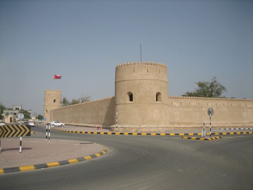 PKW Rundreise, Oman, Al Widayyat, ein typisches Fort