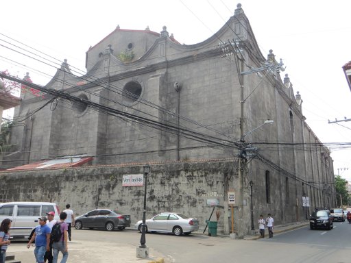 San Agustin Kirche, Manila, Philippinen, Außenansicht Rückseite