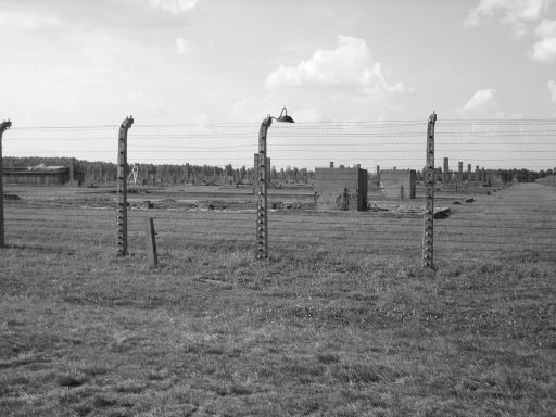 Ruinen der Holzbaracken Birkenau, Konzentrationslager, Auschwitz Birkenau, Oświeçim,Polen