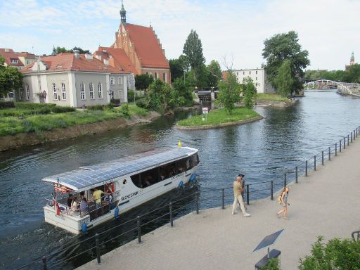 Bydgoszcz – Bromberg, Polen, Wassertram auf der Brahe