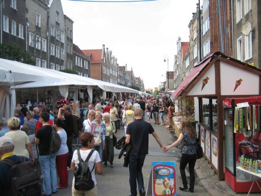 St Dominic’s Markt, Gdańsk - Danzig, Polen