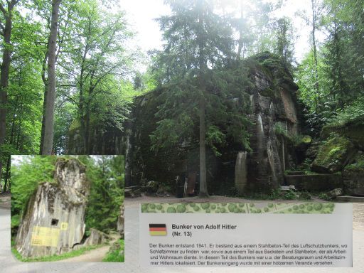 Wilczy Szaniec - Wolfsschanze, Kętrzyn - Rastenburg, Polen, Bunker von Adolf Hitler