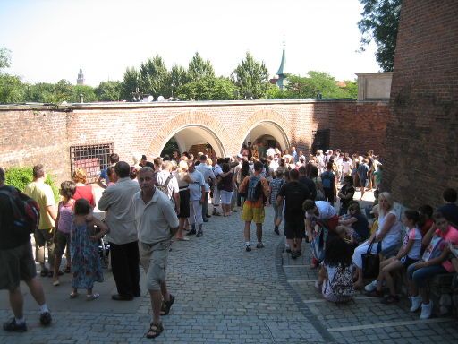 Königsschloss Wawel, Krakau, Polen, Schalter Eintrittskarten