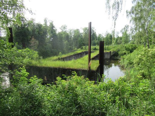 Masurischer Kanal, Schleuse Fürstenau, Leśniewo - Fürstenau, Polen, Unterschleuse