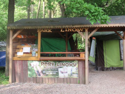 Masurischer Kanal, Schleuse Fürstenau, Leśniewo - Fürstenau, Polen, Park Linowy Lesniewo