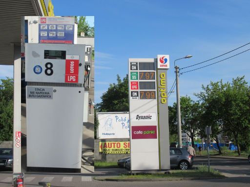 LPG, Autogas Tankstellen, Polen, Lotos Tankstelle in 85-310 Bydgoszcz