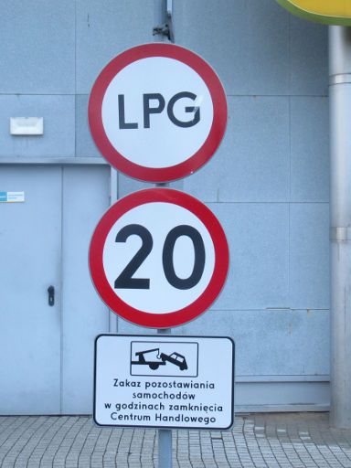 LPG, Autogas Tankstellen, Polen, LPG Fahrzeuge verboten King Cross Marcelin, Ul. Bukowska 156, 60-198 Poznań