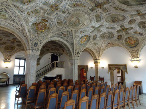 Rathaus und Museum der Stadtgeschichte, Poznań, Polen, große Halle mit Renaissance Gewölbe