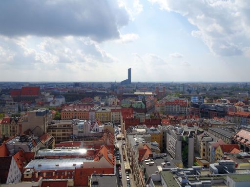 Elisabethkirche, Wrocław, Breslau, Polen, Ausblick Richtung Sky Tower