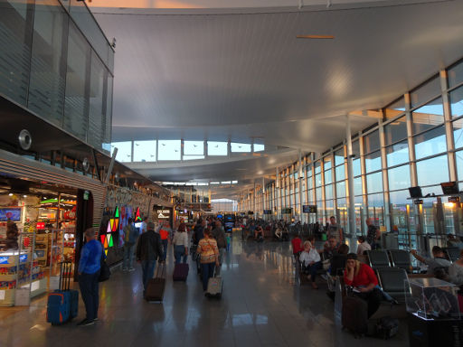 Flughafen Wrocław, WRO, Polen, Wartebereich Abflug