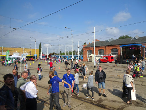 Historische Straßenbahn, Wrocław, Polen, Betriebshof Tag der offenen Tür