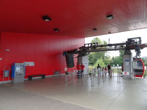 Seilbahn Polinka, Wrocław, Breslau, Polen, Station an der Na Grobli