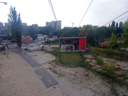 Seilbahn Polinka, Wrocław, Breslau, Polen, Blick auf die Station