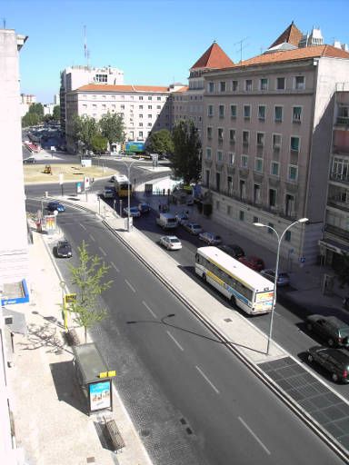 Hotel Afrin Lisboa (ehemals Hotel Residencial Estoril Lissabon), Portugal, Ausblick aus dem Zimmer