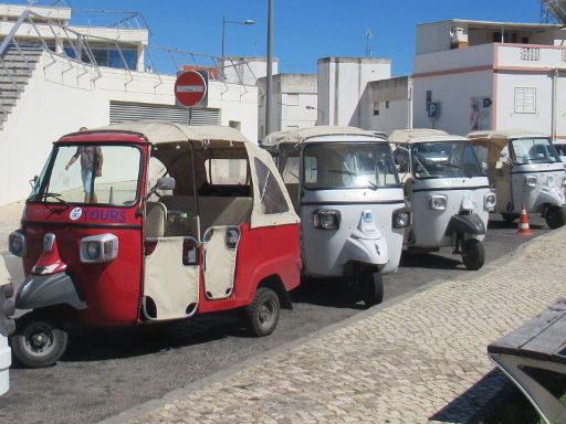 Albufeira, Portugal, Piaggio Ape Calessino, Mini Taxis, Tuk Tuks