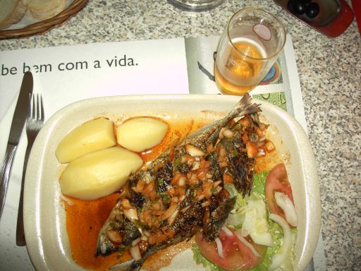 Lissabon, Portugal, Fisch auf portugiesisch
