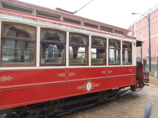 CARRIS Museum, Lissabon, Portugal, Fahrt mit historischer Bahn