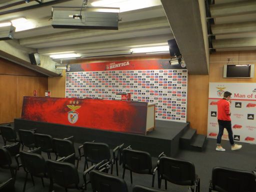 Estádio da Luz, Sport Lisboa e Benfica, Lissabon, Portugal, Pressekonferenzraum