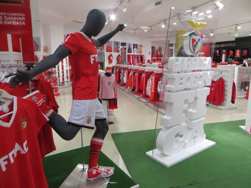 Estádio da Luz, Sport Lisboa e Benfica, Lissabon, Portugal, Ladengeschäft mit Sportartikel und Andenken