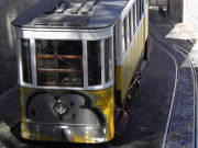 Tram Calçada da Glória, Lissabon Portugal