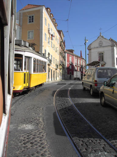 Linie 28 E, Lissabon Portugal, Linie 28 Doppelwagen