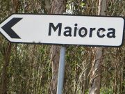 Paço de Maiorca, Maiorca Portugal, Ortsschild