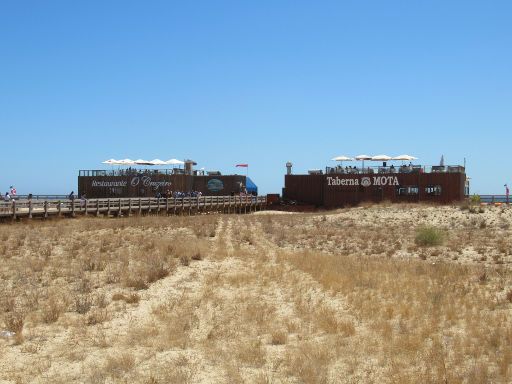 Monte Gordo, Portugal, Strandrestaurants